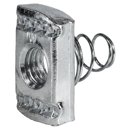 Dottie L.H. Dottie 3/8''-16 Channel Nut w/ Short Spring, 100PK SSN38S